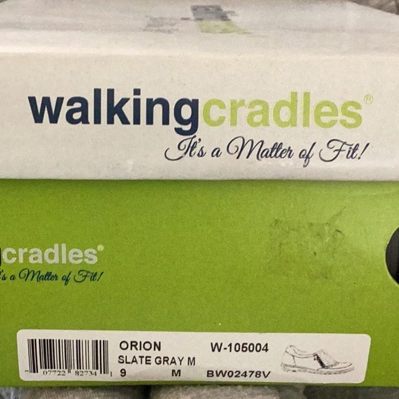Walking Cradles - Orion slate gray zipper sneakers - size 9 - new - Picture 8 of 9